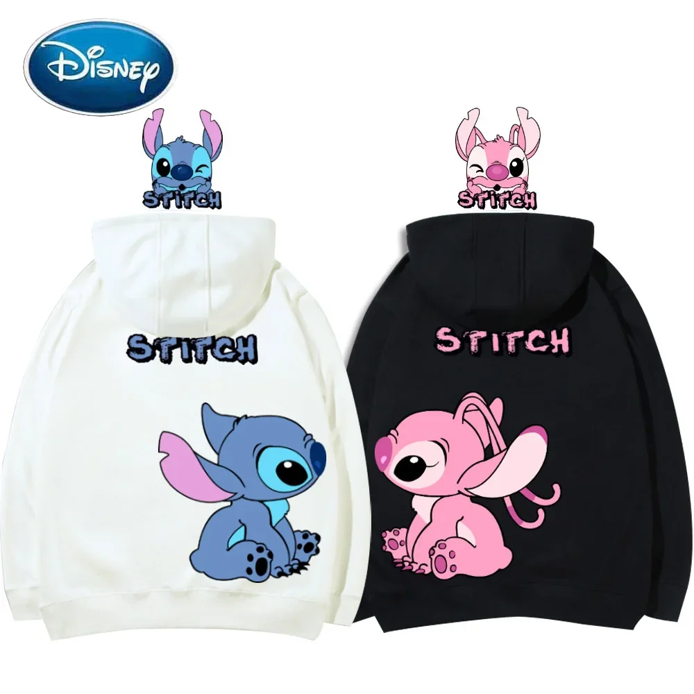 Sudadera Con Capucha Unisex Con Estampado De Dibujos Animados De Disney Stitch Para Hombre Y Mujer  Anime Hoodies