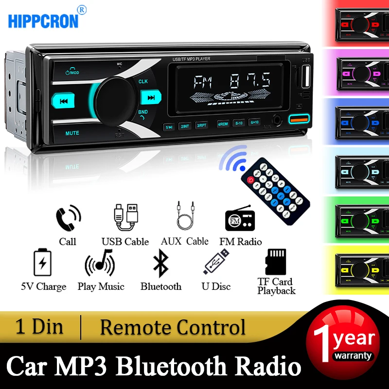 Car Radio 1 Din Aud… - image