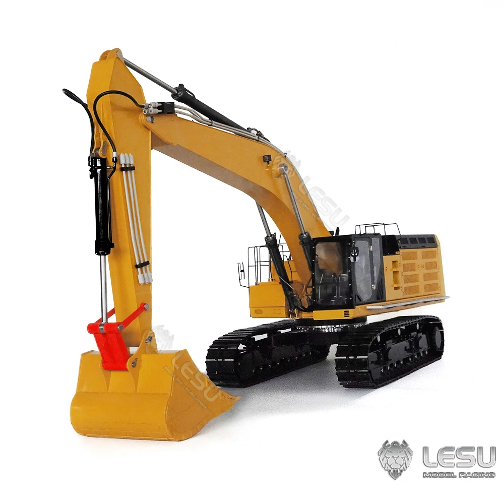 LESU 1/14 374 Hydraulic RC Excavator C374F Finished Remote Control Digger Heavy Machine Finished Car Truck Vehicle Toys for Boy
