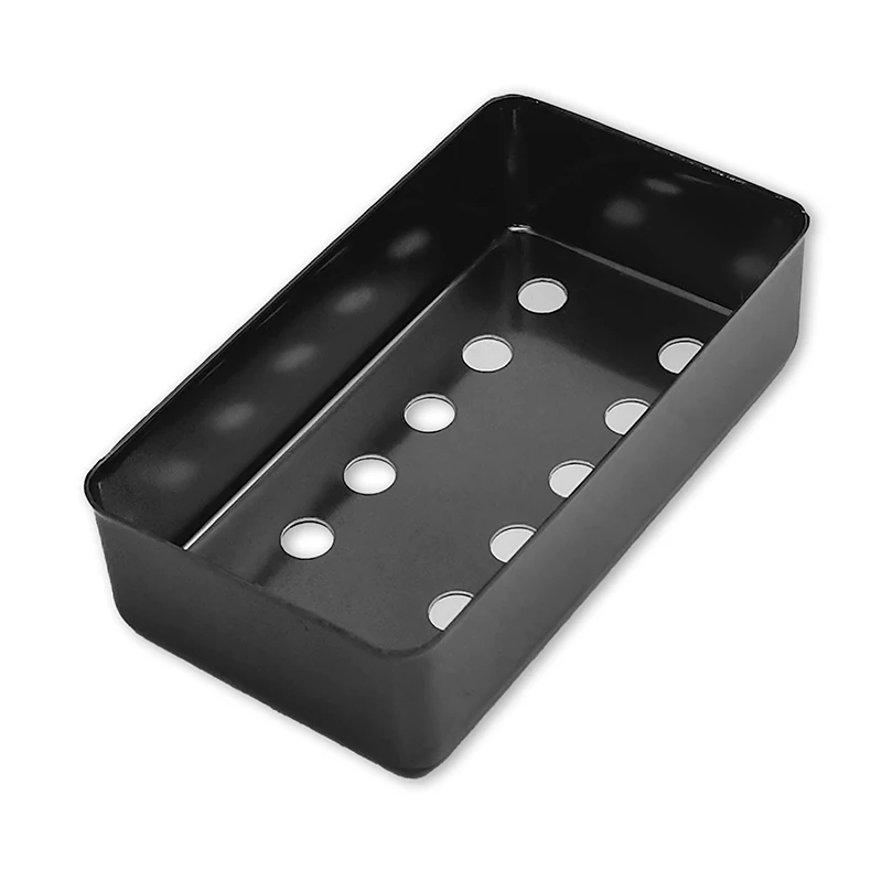 5Pcs Two Line/12 Hole Brass 70*39mm Pickup Covers /Lid/Shell/Top for Electric Guitar Metal Humbucker Covers 50/52MM Black/Chrome