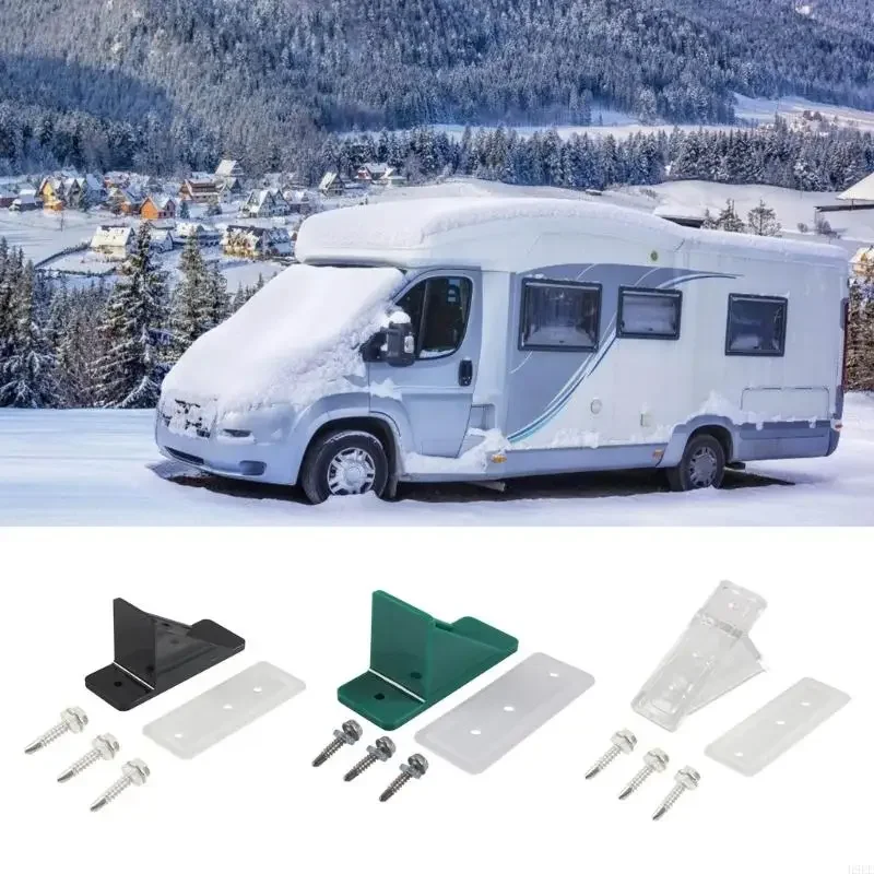 

Ice Snow Plate for RVs Reinforced PC Rubber Material Prevents Vehicle Undercarriage Damage Quick Installation D7YA
