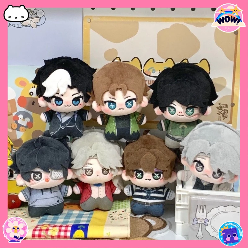 

Плюшевая кукла Identity V, 10 см, все персонажи, хлопок, оригинальная фанатская работа, Джозеф, Найб, Эзоп, мини-плюш, аниме-подарок, в наличии