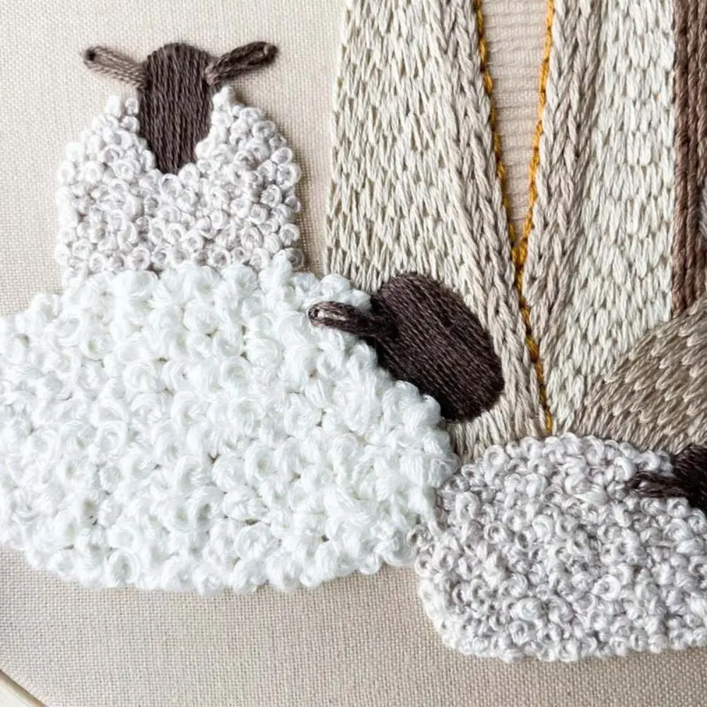 عيد الميلاد عبر غرزة مشهد المهد طقم تطريز المنتجات غير النهائية مضحك DIY التطريز الديني خمر