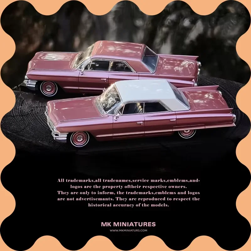 

Предпродажа MK масштаб 1:64 Cadi Deville сплав имитация модели автомобиля коллекция украшенные праздничные подарки игрушки сувенирный подарок
