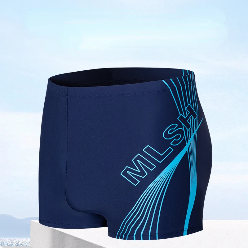 Men's Swimming Trunks, Seaside Vacation Diving Shorts, Lightweight Swiming Shorts, Letter Printing Beach Pants, Summer