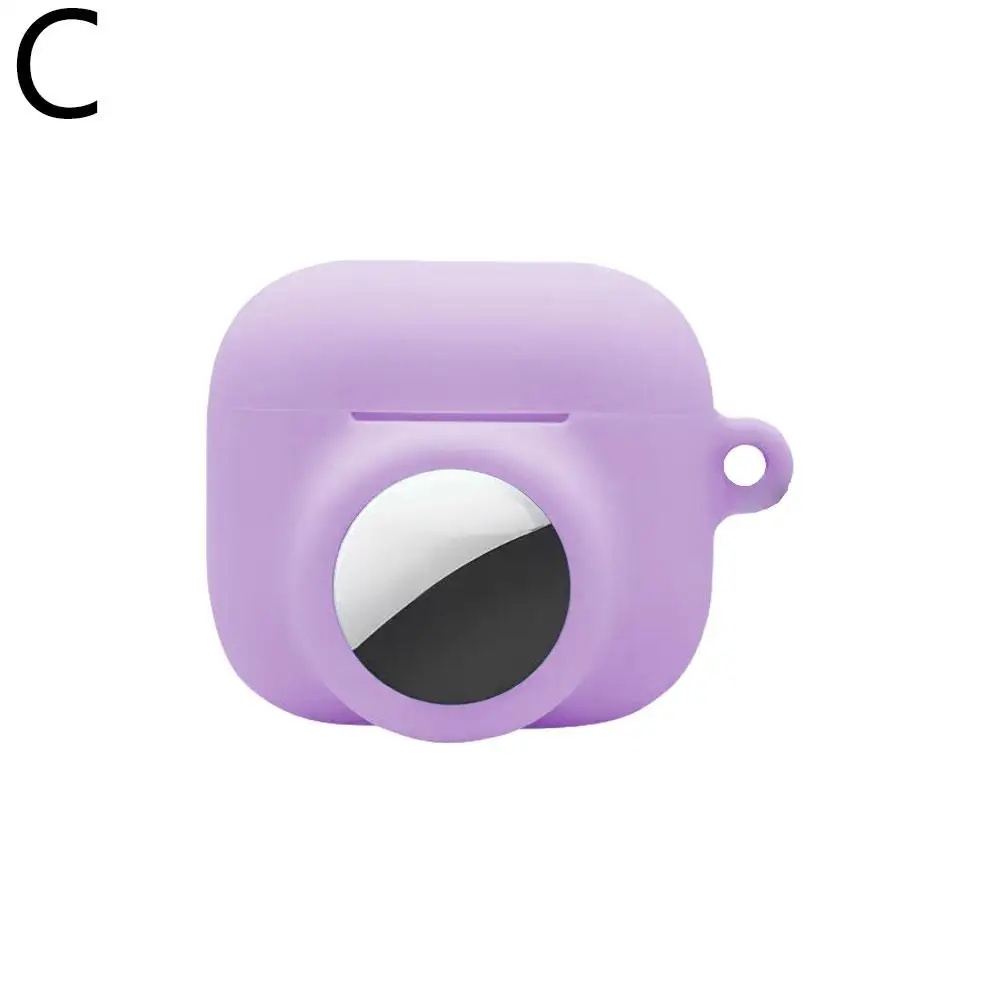 Suitable For AirPods 4 Apple Wireless Bluetooth Earbuds Anti Loss Device 2-in-1 Silicone Protective Cover J3O2