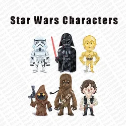 Clone Wars Phase Ⅰ and Phase Ⅱ Clone Troopers Series Building Blocks Bricks Mini Figurines Figures Assembly WM6125 Toys