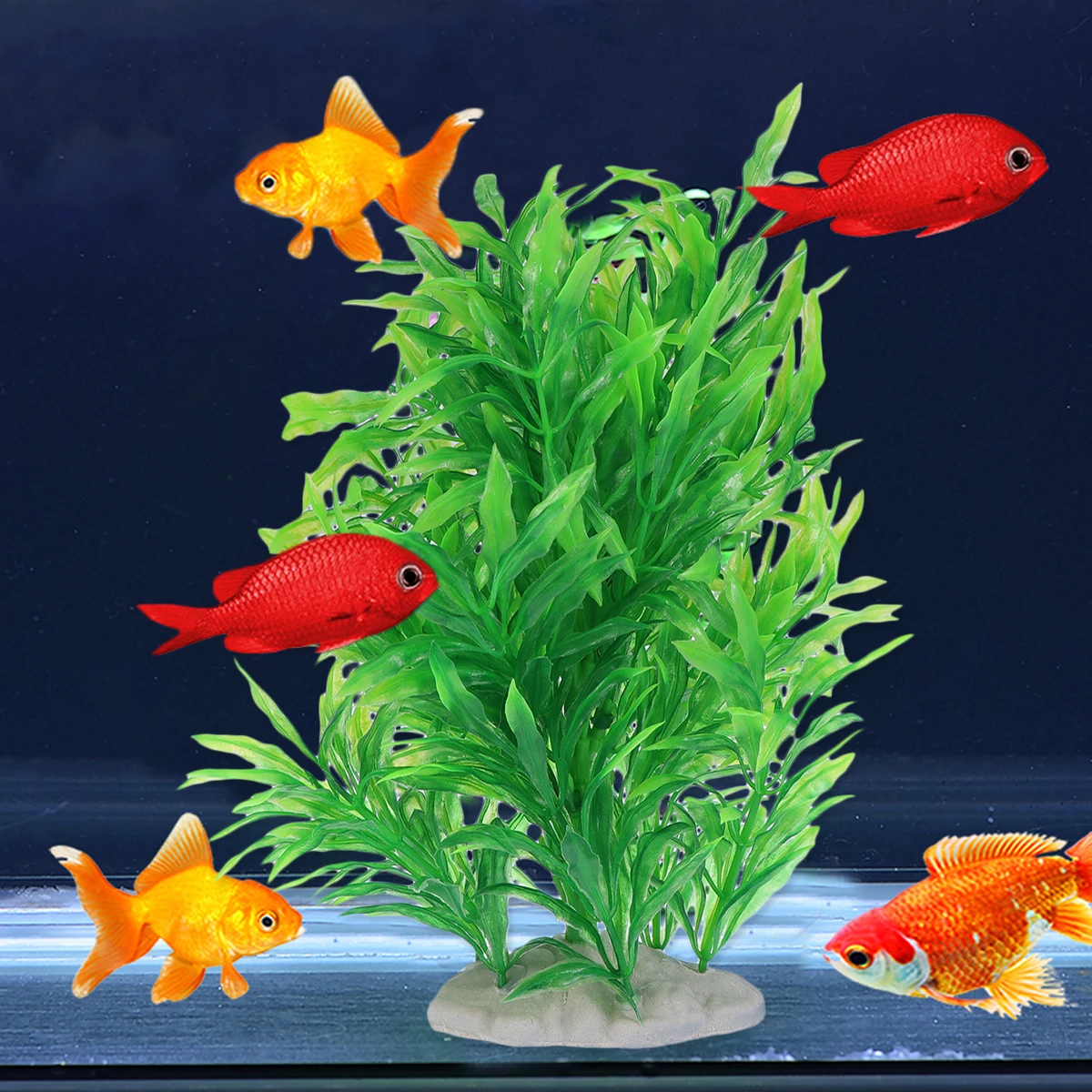 

Artificial Aquarium Plants Realistic Durable Decorations for Fish Tank Vivid Environment Safe for Pets Plastic Long Lasting