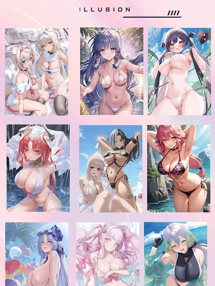 2024 New THREE MEALS A DAY Collection Card Goddess Story Popular Beautiful Waifu Booster Bikini Box CCG Doujin Toys Hobby Gift