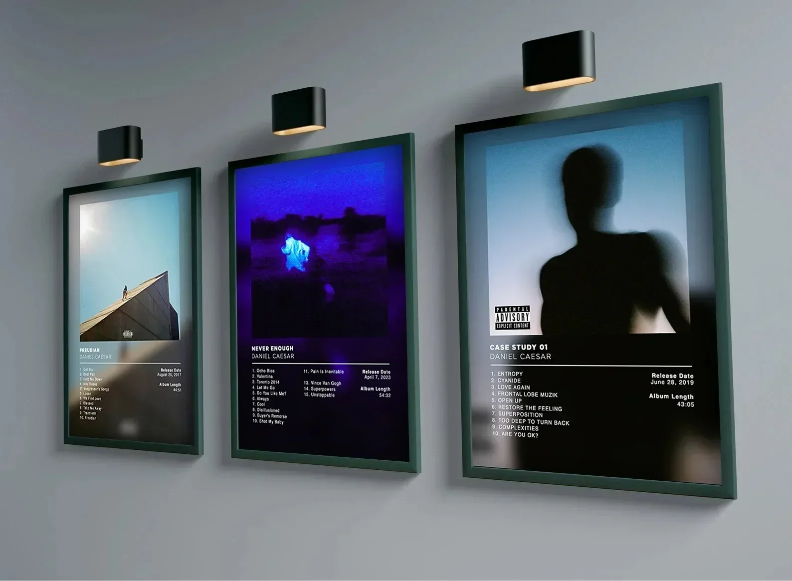 Pop Hip Hop Rapper Daniel Caesar Poster Musik Album Cover Leinwand Malerei Poster und Drucke Kunst für Wohnzimmer Dekoration