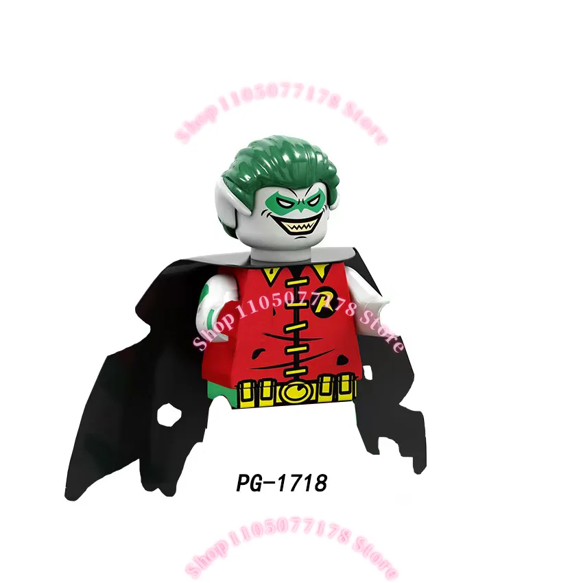شخصية كلاسيكية خارقة Bane Groot Riddler Hawkeye اللبنات لعبة الطوب نموذج صغير دمية الأطفال عطلة هدية عيد ميلاد