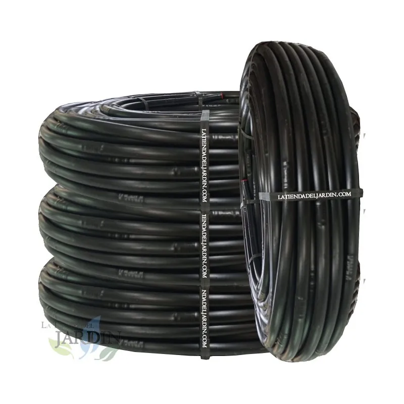 16mm pipe with droppers every 50 cm, 400 meters, black drip irrigation