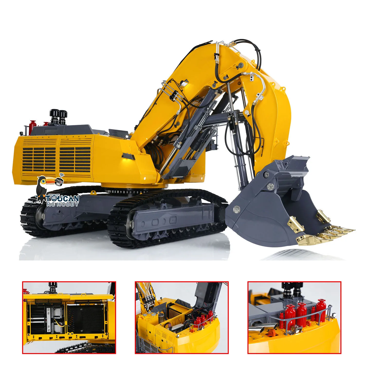 1/14 LESU Hydraulic RC Excavator Toys Giant Metal AOUE 9150 Painted Finished Construction Vehicles Machine Vehicle Cars Trucks