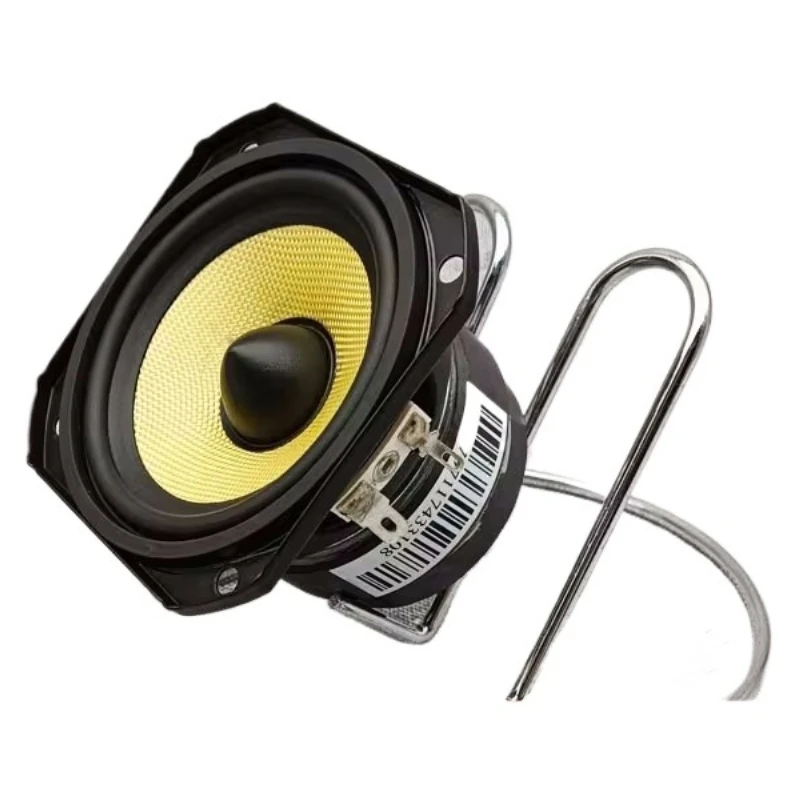 SOTAMIA 1Pcs 3 Inch Mid Subwoofer 4 Ohm 40W Yellow Glass Fiber Basin Bullet Midrange Bass Speaker 20 Core Hifi Power Loudspeaker