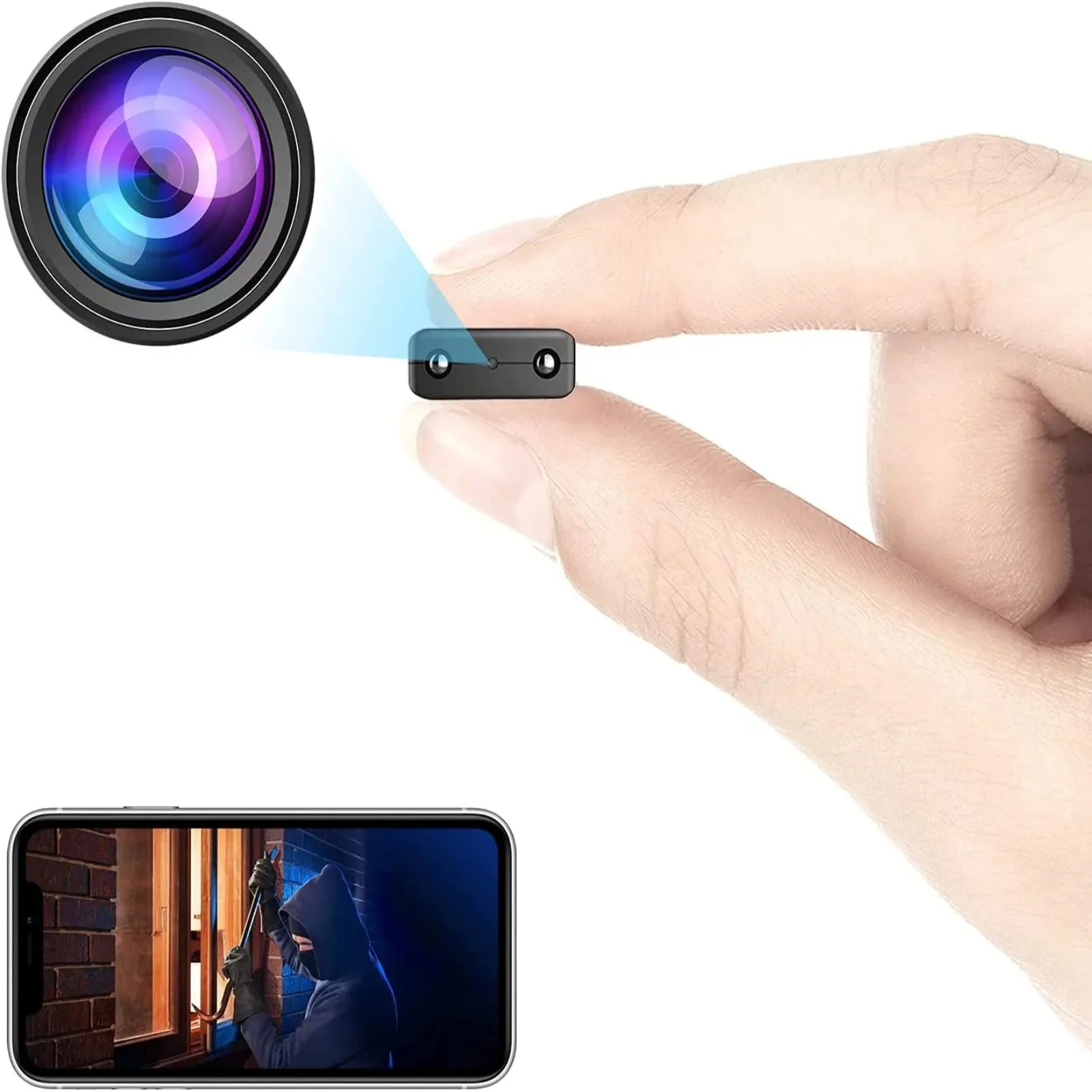 Mini Wireless Wifi Ip Camera Smart Home Video Recorder Security Camcorder Night Vision Surveillance Mobile Remote App For Gift