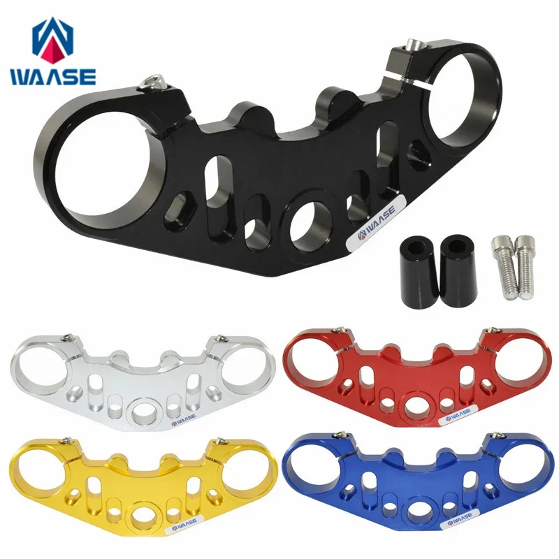 Waase para Yamaha YZF R15 V3 2017 2018 2019 2020 horquilla delantera que reduce el yugo de abrazadera superior de árbol Triple
