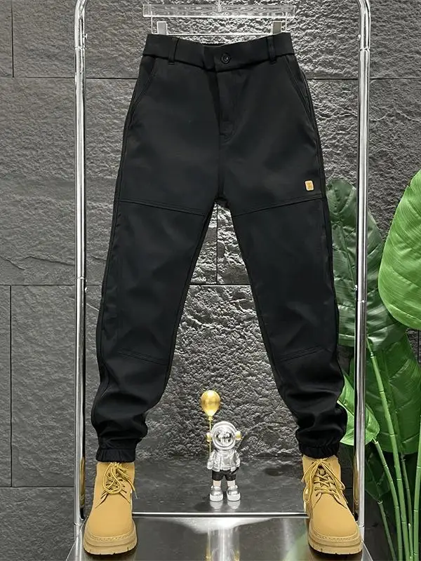 

Comfortable Outdoor Men's Faion Slim Fit Harem Pants Spring Autumn New Sle Casual Trousers Harajuku Loose Cuffed Pants