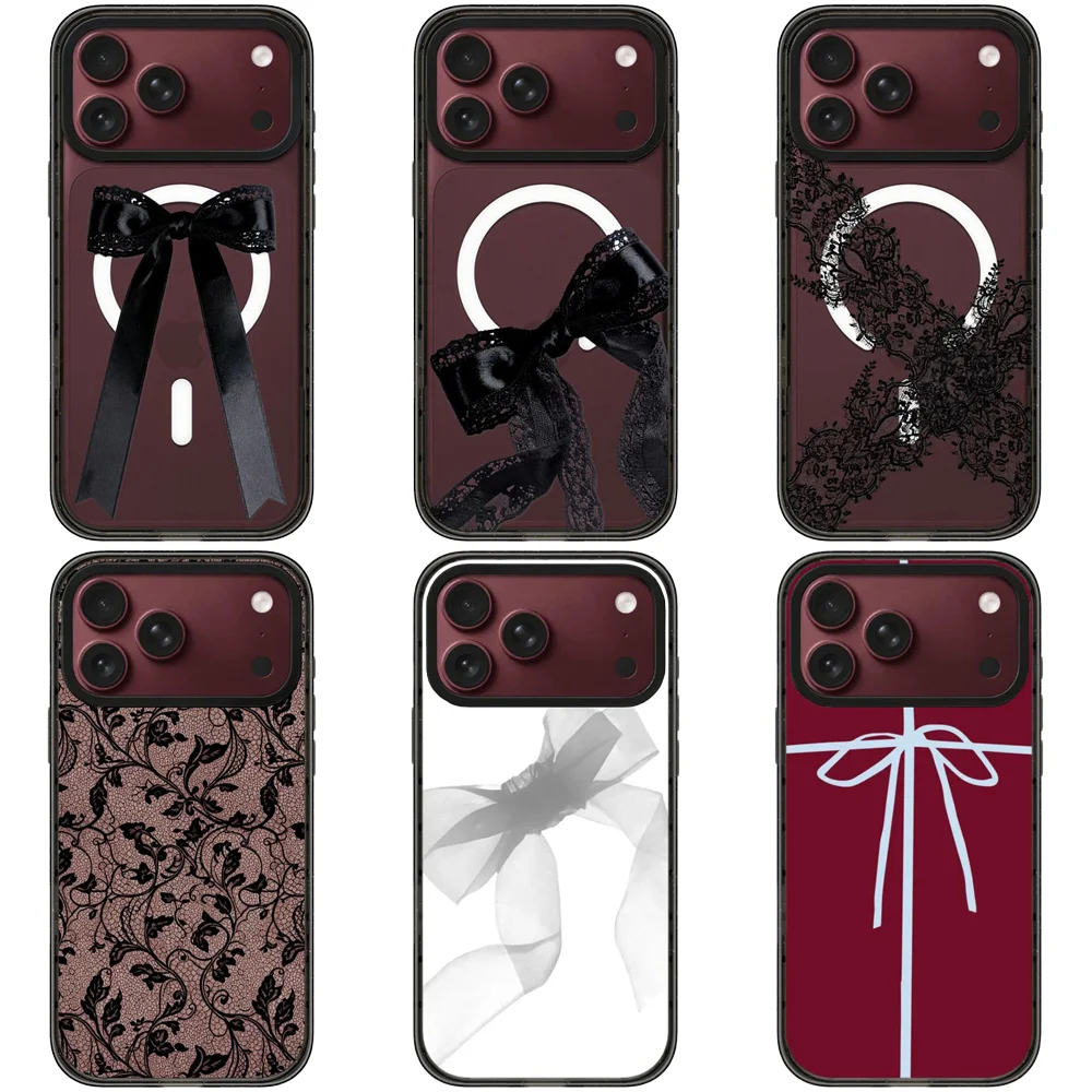 6091618 Impact Black Border Magnetic Case: Compatible with IPhone 18 17 16 15 14 13 Pro Max 17 Air
