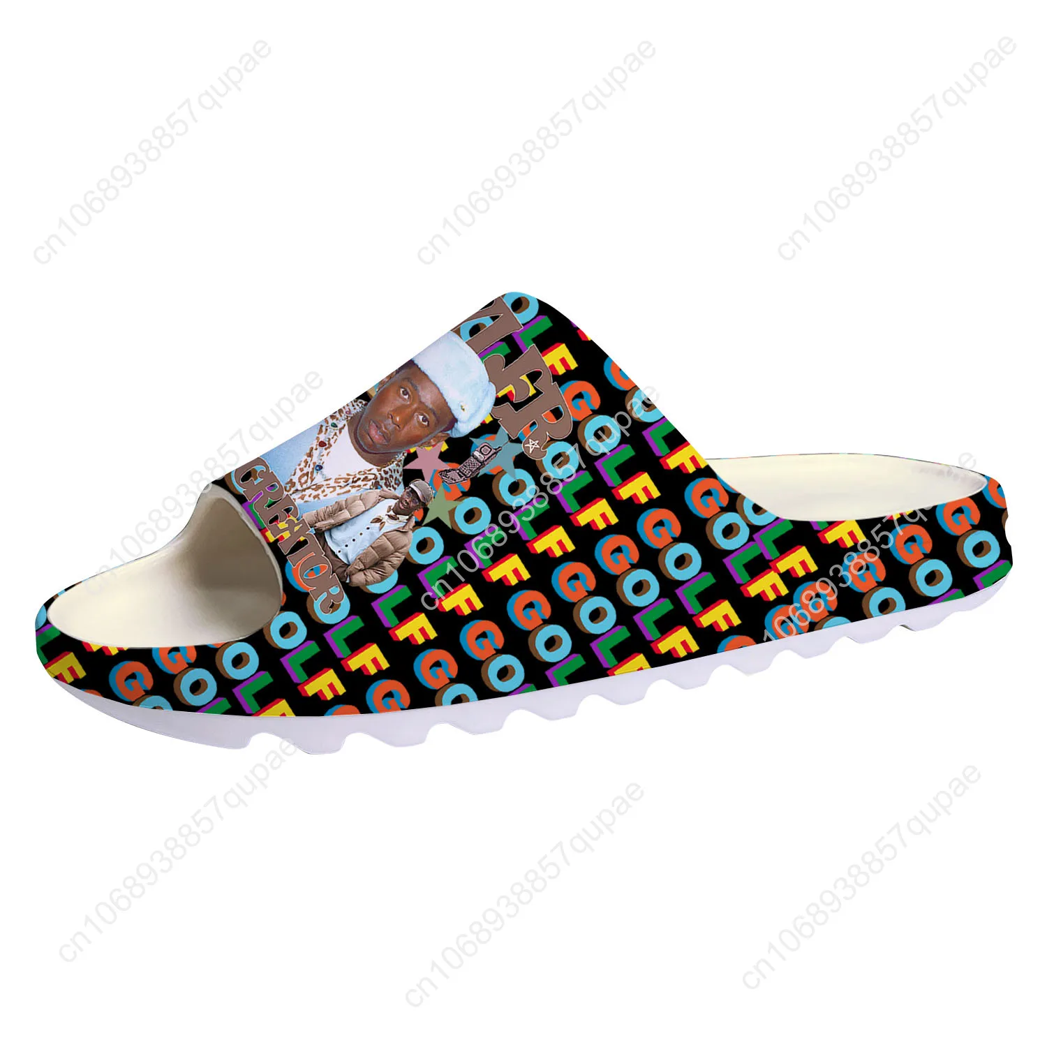 Tyler The Creator Soft Sole Sllipers Home Clogs Hip Hop Singer Customized Step On Water Shoes Men Women Teenager Step in Sandals