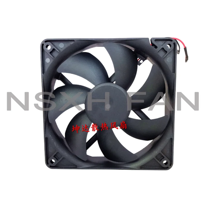 Ventilador DC, 12025, 12V, 5W, 12cm, Novo