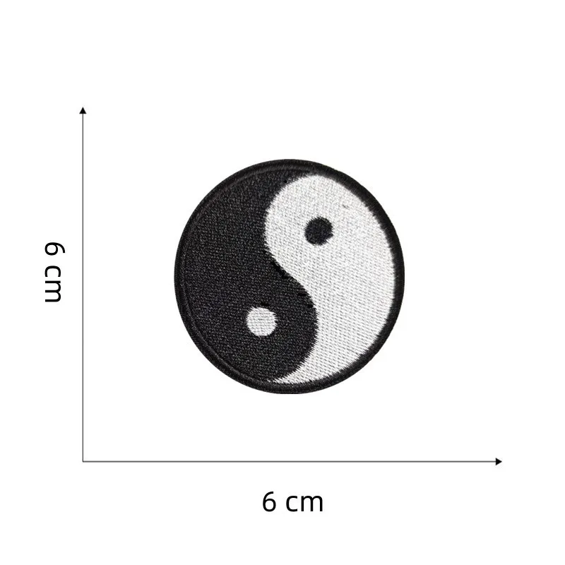 New Cartoon Cobra Patches Embroidered View Stickers On Clothing DIY Round Appliques Badge Sewing Garments Jeans Coats Patch