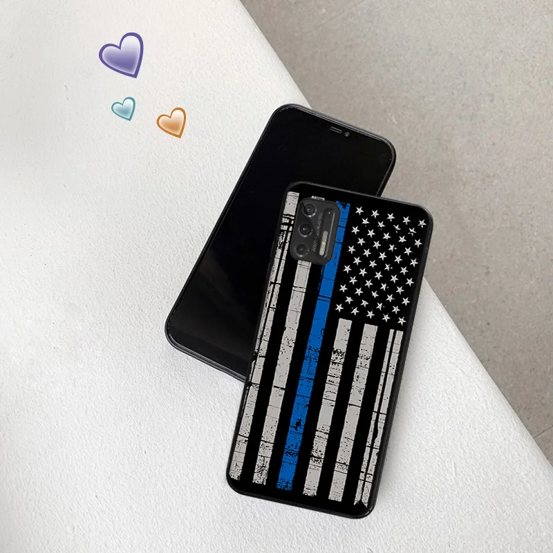 American flag Soft Phone Cases For Motorola Moto G73 G53 G82 G72 G52 G32 G22 G71 Edge 20 30 G Stylus G60 G51 G50 G31 Matte Cover