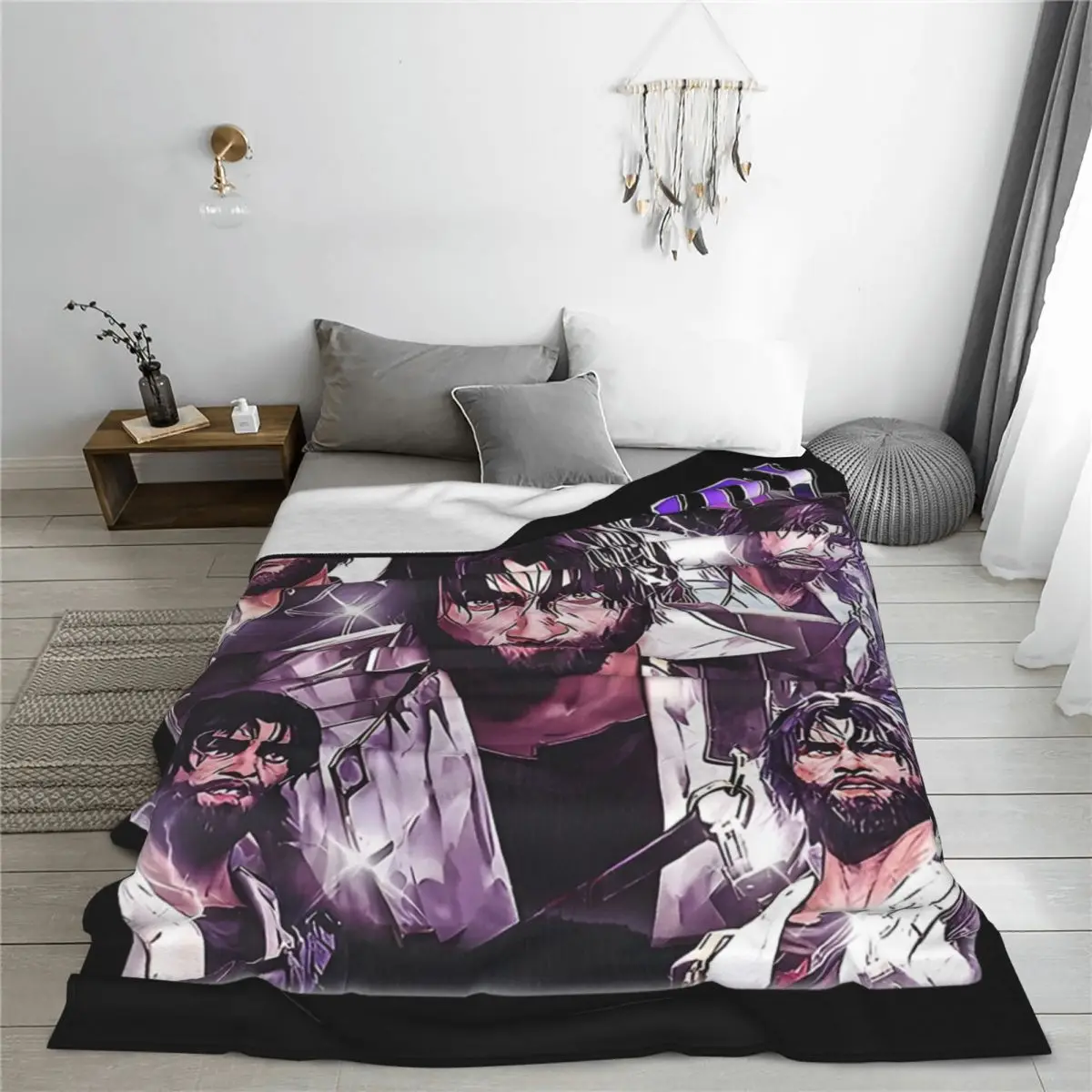 Jayce Caitlyn Viktor Jesus Vi Sevika Arcane Blankets Fleece Textile Decor Movie Soft Throw Blankets for Home Bedroom Bedspread