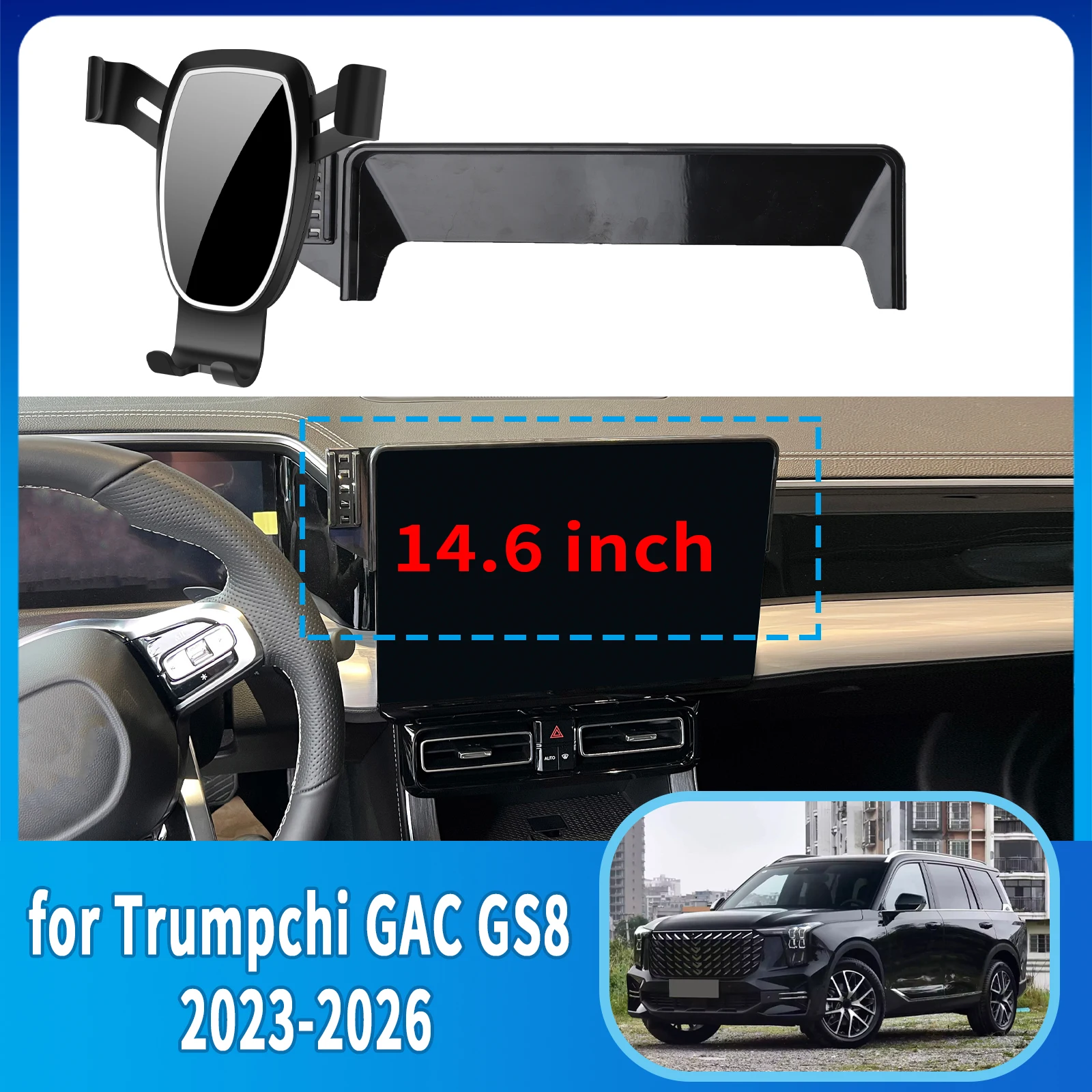 

for Trumpchi GAC GS8 2023 2024 2025 2026 Anti-Shake Screen Base Phone Holder Mount Stand ​​ Dedicated Car​​ accessoires
