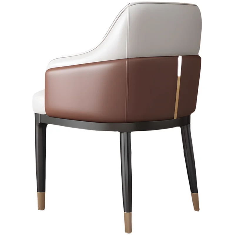 

Italian dining chair home light luxury high-end hotel negotiation modern simple manicure back dining table stool Internet celebr