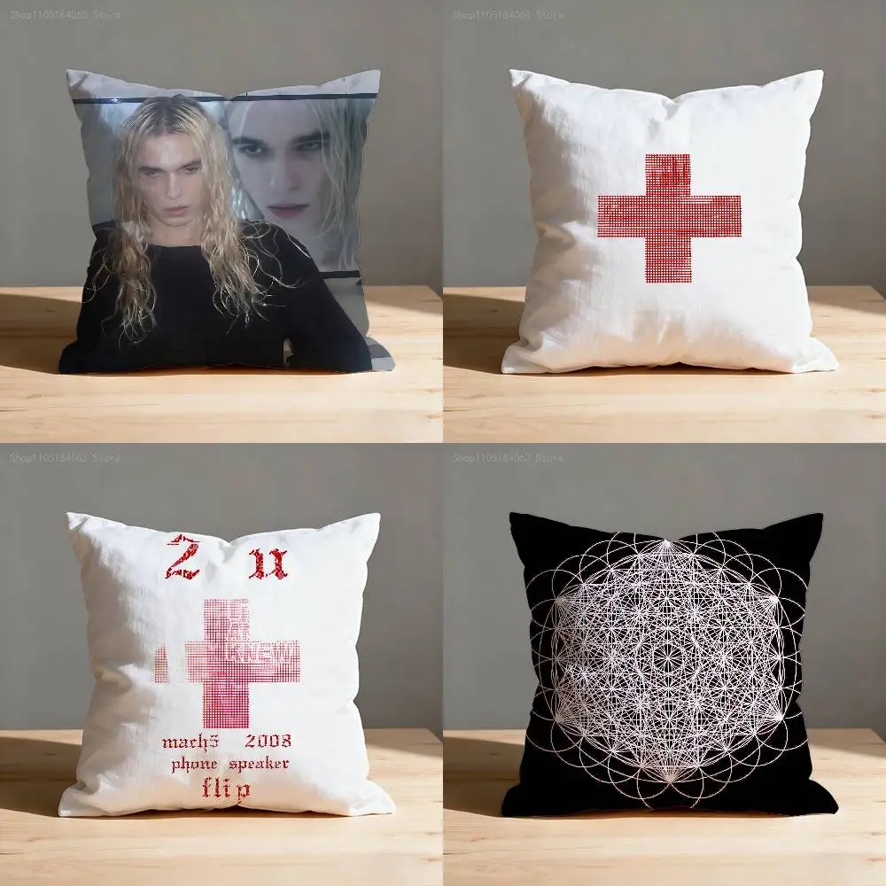 

2 иглы 2 постер мальчик наволочка для декора дивана автомобиль офисная комната печать наволочка украшения и протектор