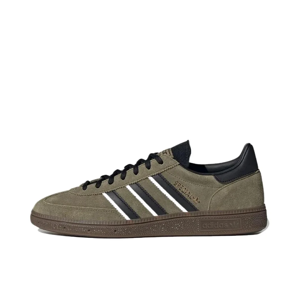 

Adidas Handball Spezial для женщин и мужчин, темно-зеленые легкие нескользящие немецкие тренировочные туфли в стиле ретро с низким берцем IG6183