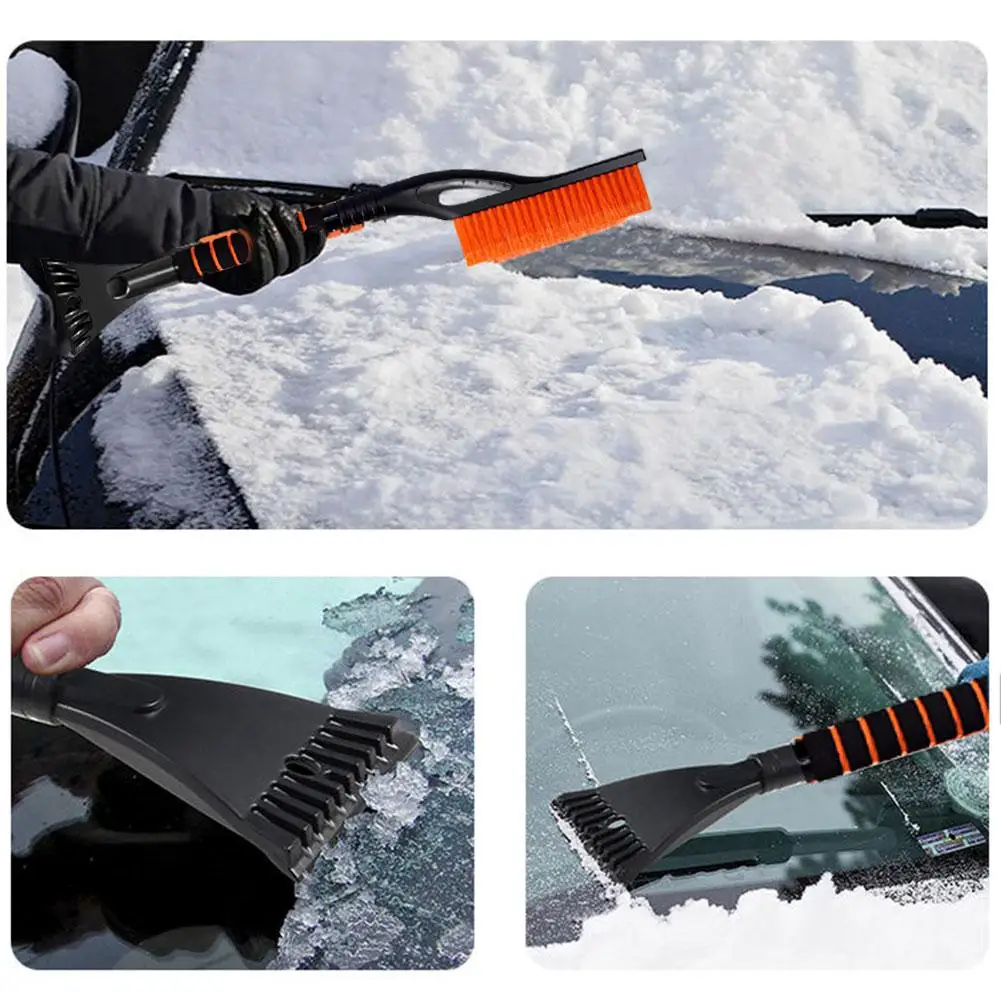 

Car Snow Brush Extendable Cleaning Removal Shovel Scraper Tools Auto Windshield Winter Deicer Remover Brushes Wash Defroste P0z2