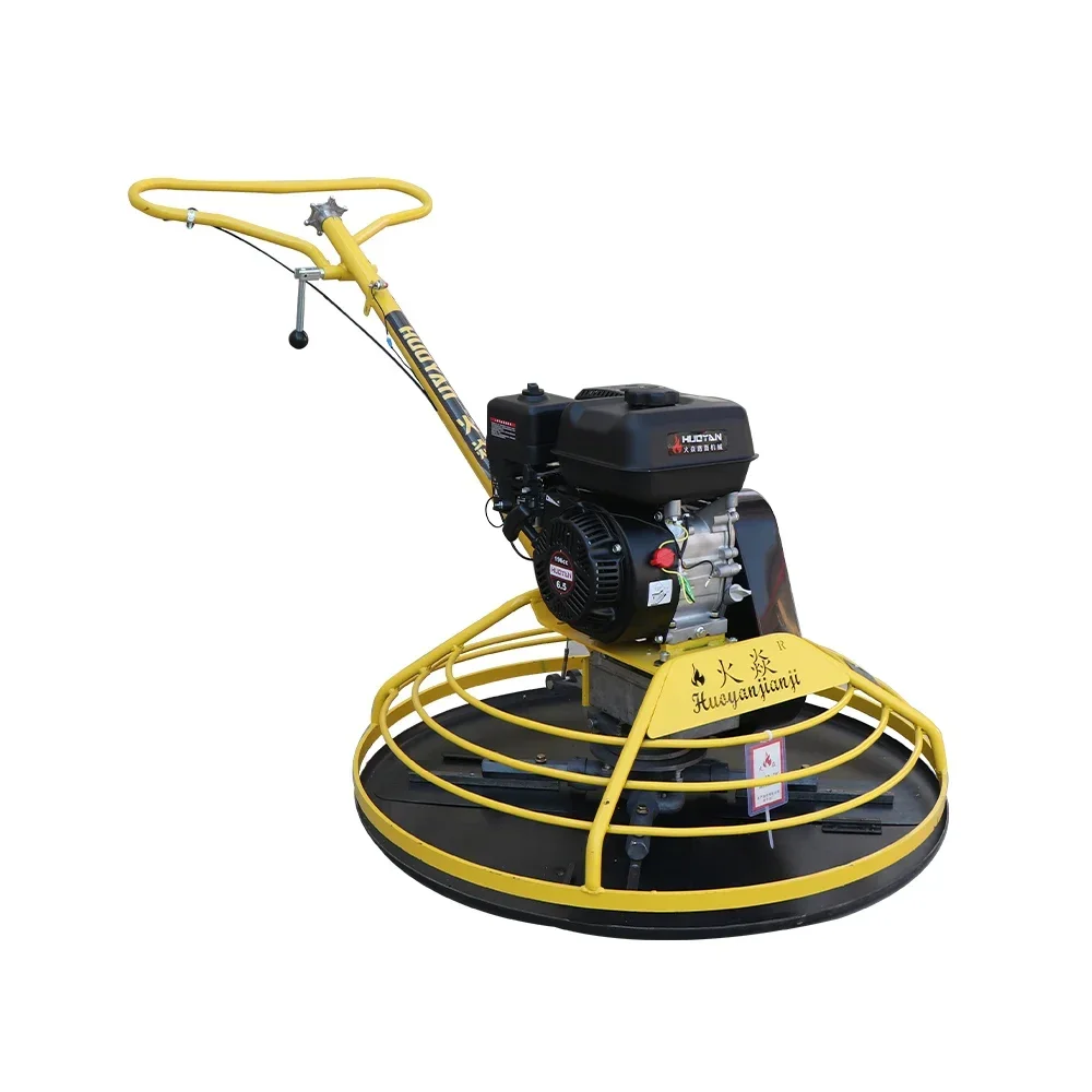 Concrete floor leveling machine cement floor polishing machine hand walking power trowel machine