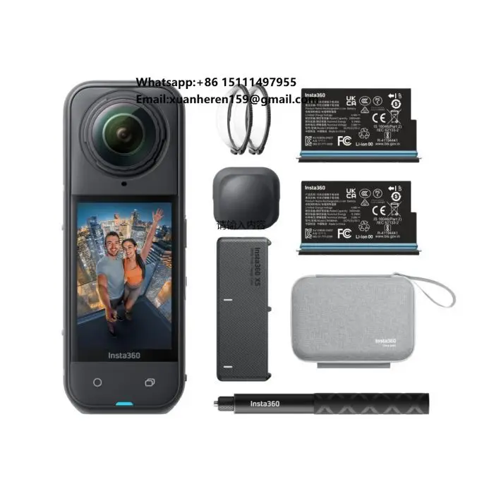 Insta360 X5 Motorcycle Multiview Bundle Essential Bundle Snowboard Vlog Ski 8K 360 Action Camera Rugged Clear