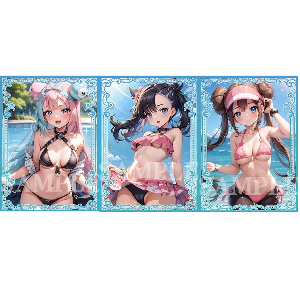 

60 PCS 67X92mm Art Anime Card Sleeves for MTG/PKM Top Loading Laser Board Game Exquisite Card Holder Game Trading Card Protector