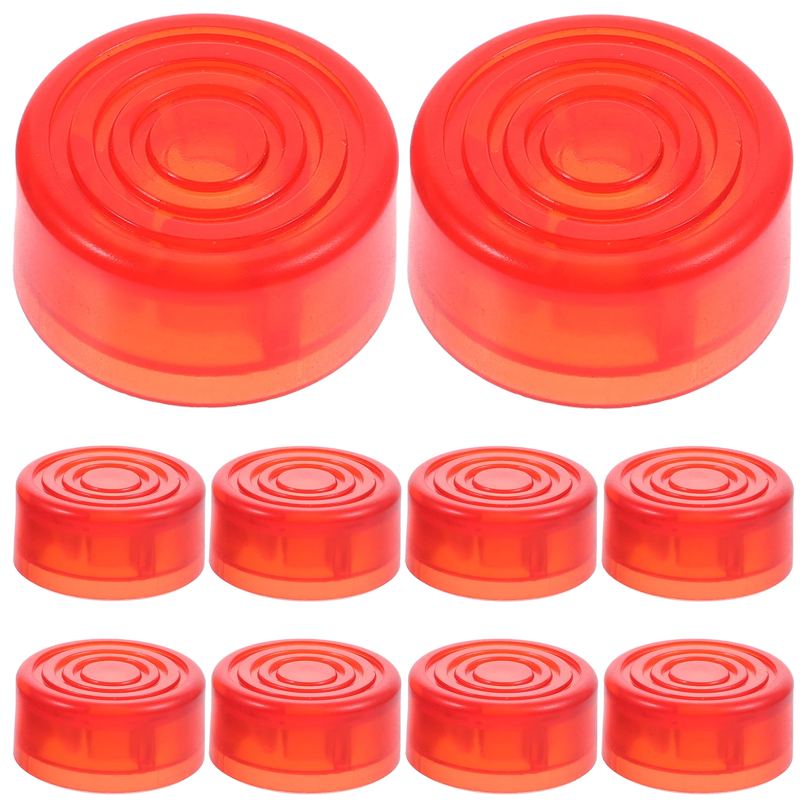 

10 Pcs Stepping on The Nail Cap Guitar Effect Footswitch Topper Effects Pedal Toppers Caps Button Replacement