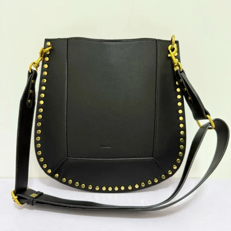 كيس à bandoulière noir riveté pour femmes، حمالات صدر sac sous les، تصميم de luxe retrro pour dames، مجموعة جديدة 2025 #3