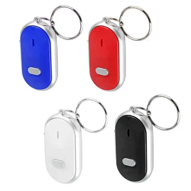 Voice Control Anti lost Device Whistle Key Finder Keychain Locator Tracer