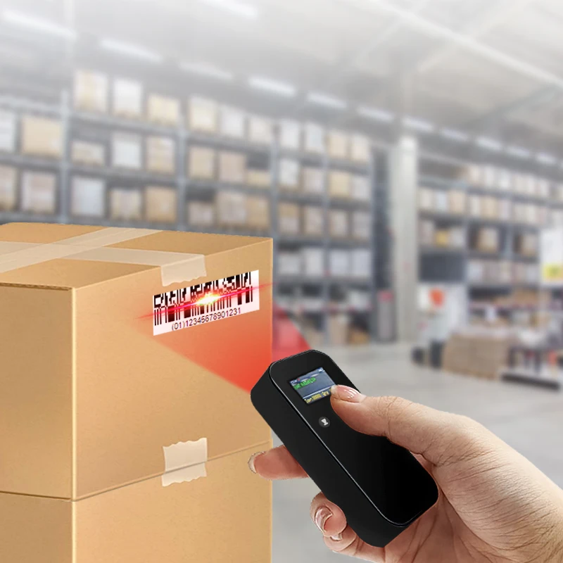 

2033D Barcode Scanner With Screen Wireless For USB 1D 2D Small Sensitive In Stock