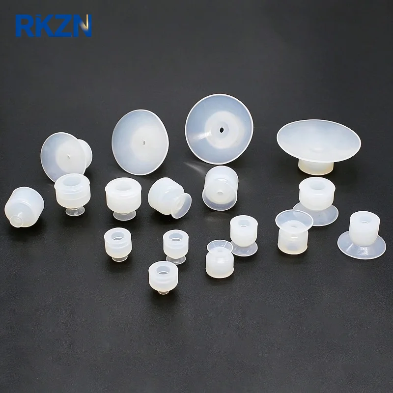 10Pcs SP Series Large‑Head Vacuum Suction Cup Single‑Layer Silicone for Robot Arm Manipulator Pneumatic Accessories