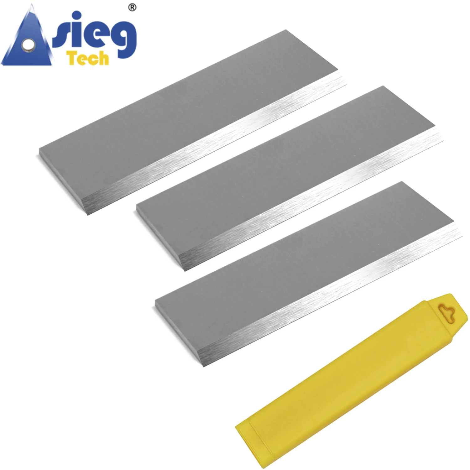 TCT HSS Planer Blades Jointer Knives Electric Planer Knives Resharpenable 80×20×3mm for Woodworking Thickness Planer 3pcs