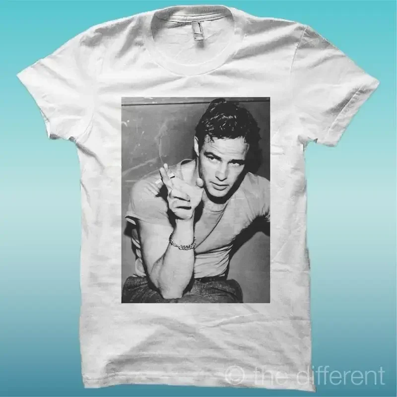 T Shirt Marlon Brando White The Happiness Is Have My New