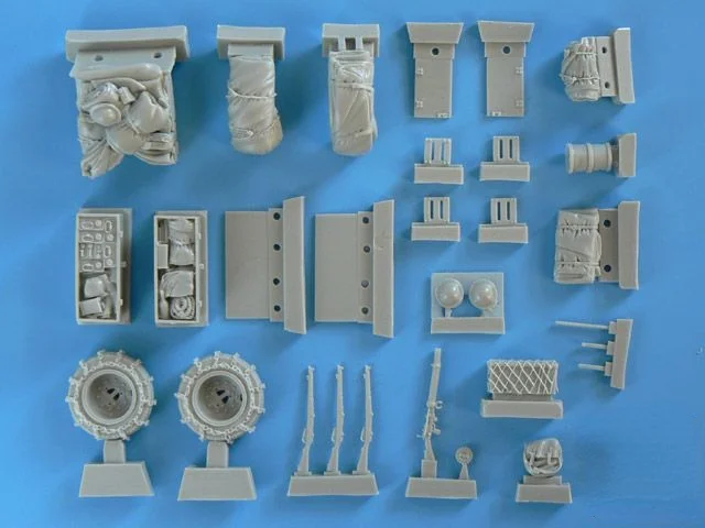 1/35 scale die-cast resin figure Pattern 1920/sand tyres model assembly kit unpainted