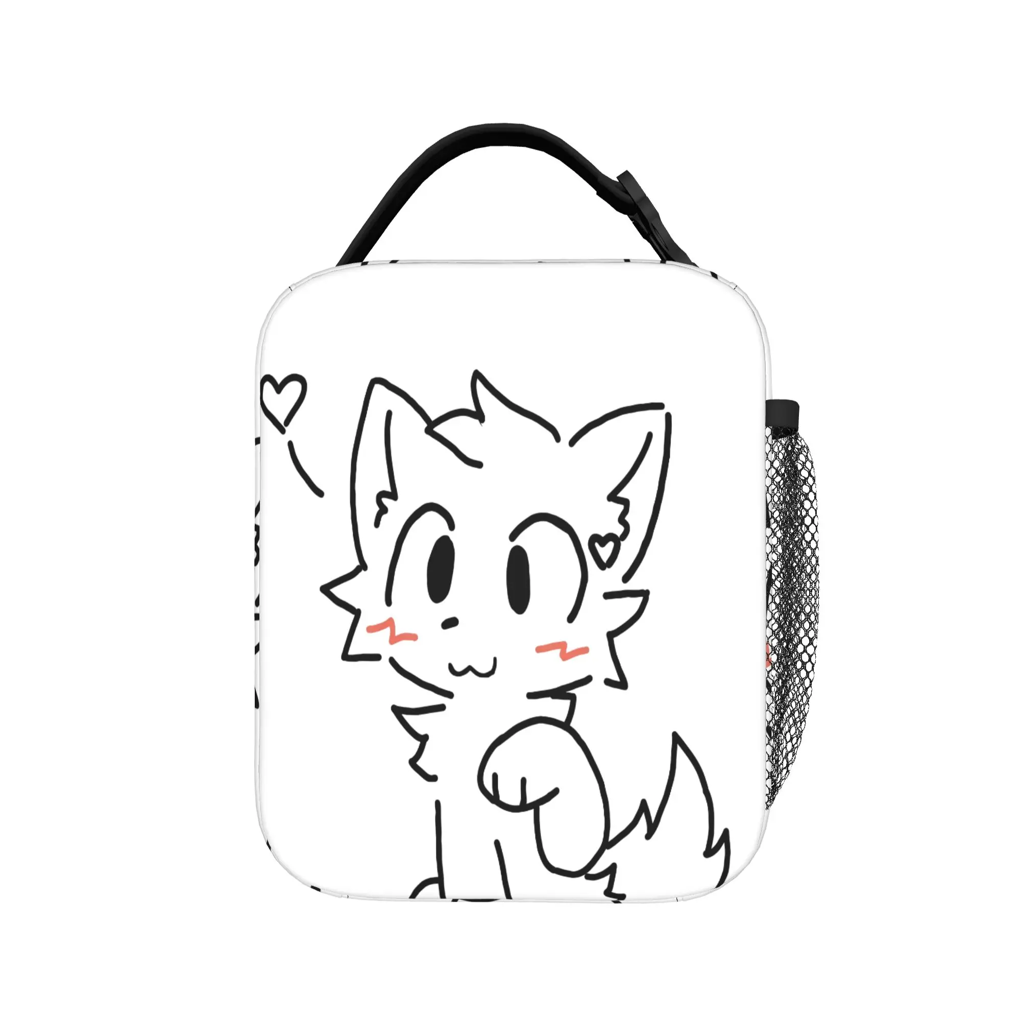 Boykisser Insulated Lunch Bag Leakproof Cat Meal Container Cooler Bag Tote Lunch Box Beach  Travel Men Women
