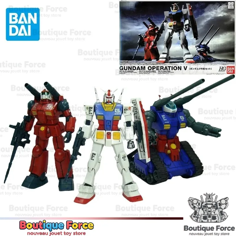 

Bandai Gundam Operation V HGUC 1/144 Action Figure Model Toy Collectible Gift for Fans Children Anime Series Official