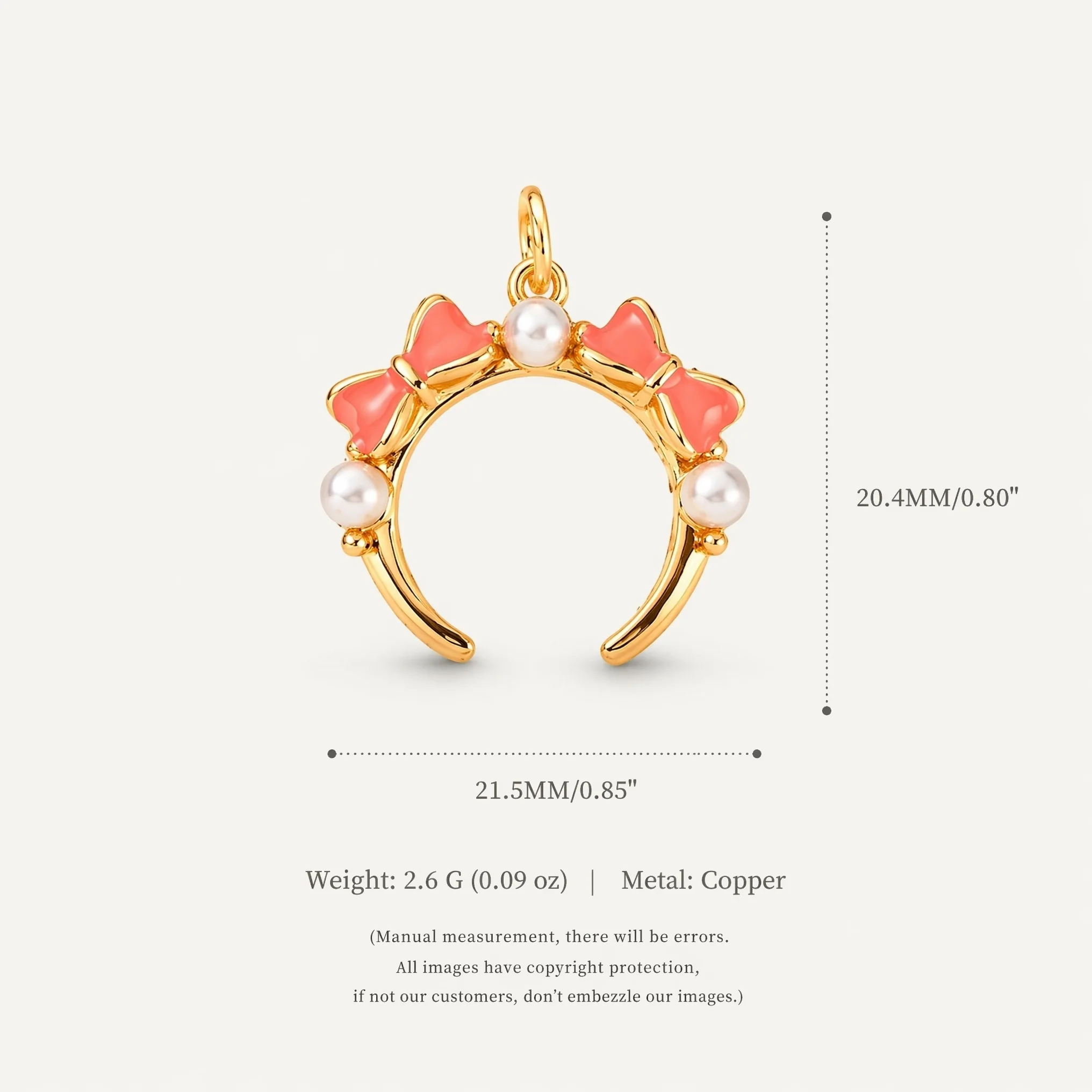 Einfache und hochwertige, vielseitige, beliebte rosa niedliche Blumen-DIY-Anhänger für die Schmuckherstellung – Detail 6