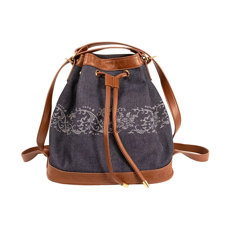 Bolsa de Viagem Portátil para Museu, Média, com Cordão, Bordado Criativo, Presente para o Festival Qixi, Museu Nacional da China