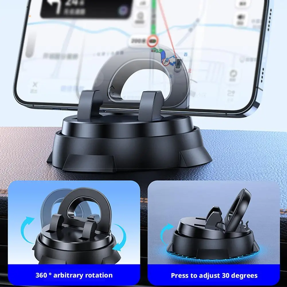 

Non-Slip Dashboard Navigation Bracket Mobile Phone Stand Strong Suction Cup Car Phone Holder for Car SUV