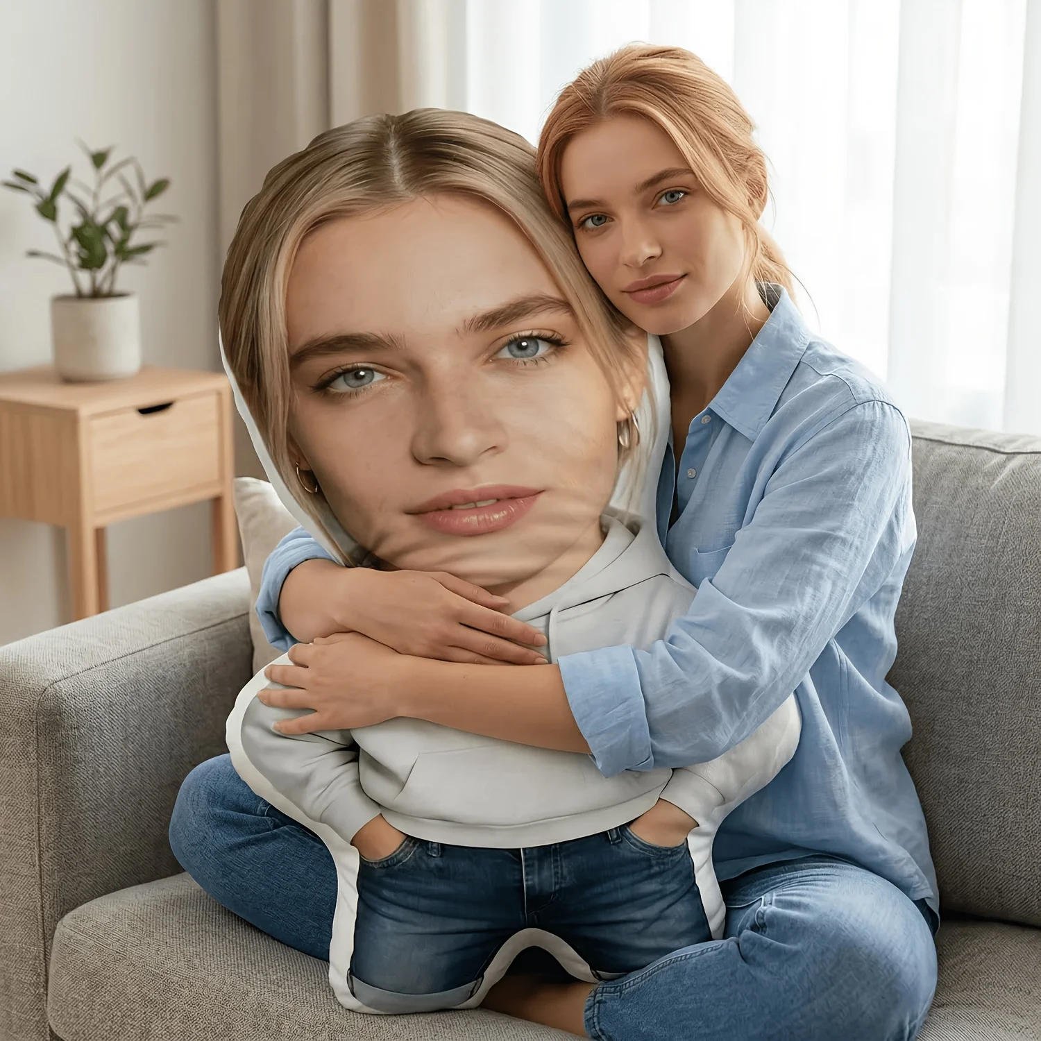 Custom Photo Mini Pillow - Personalized Soft Fabric Cushion, Machine Washable,Home Decor, Comfortable Home Accessory  Casual Sty