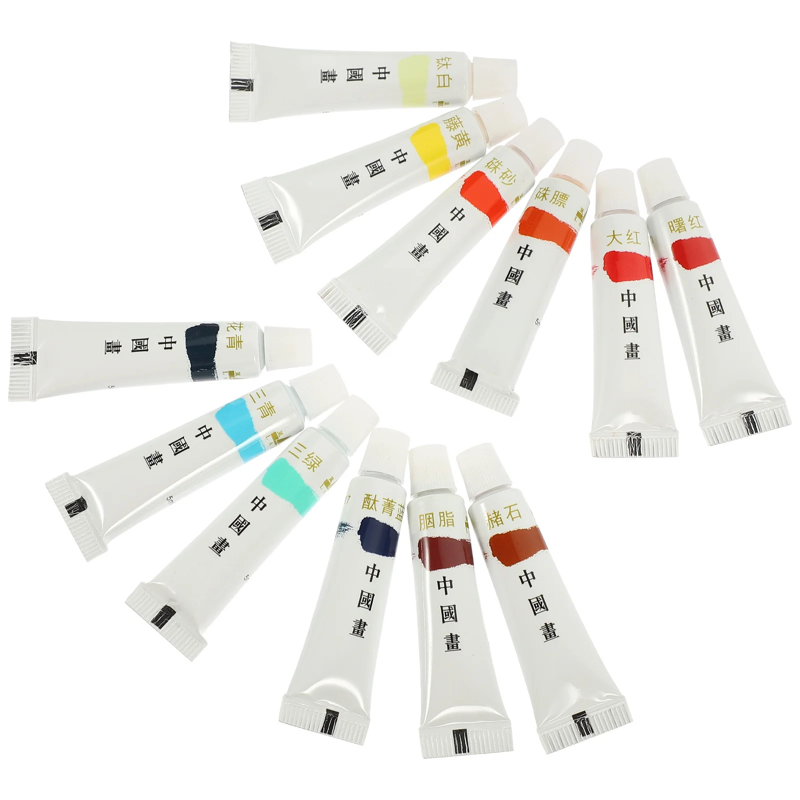 

1Set Premium Chinese Landscape Painting Pigments Art Ink Set Safe Non-Toxic Multi-Colors for Traditional Drawing Convenient